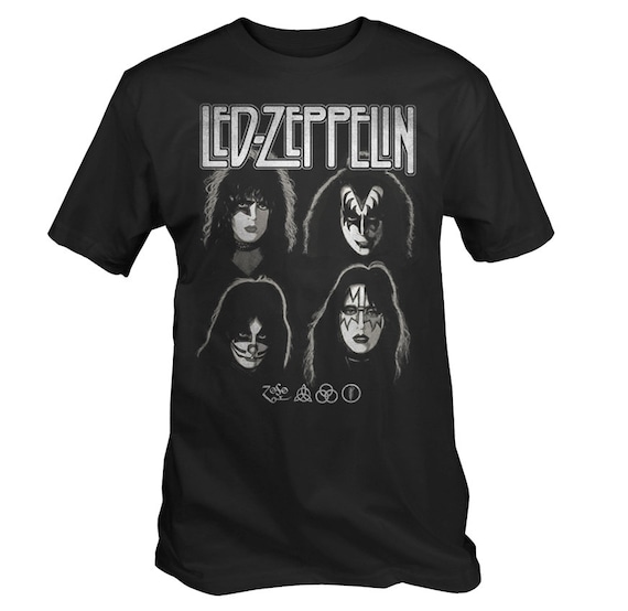 Paul Stanley_LedZepplin _Kiss_Funny Tshirt