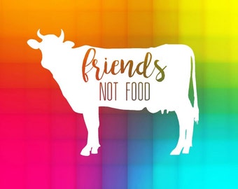 vegetarian svg, vegan svg, files for cricut, friends not food svg Files, diy Files, Silhouette Cameo, Cricut explore instant download