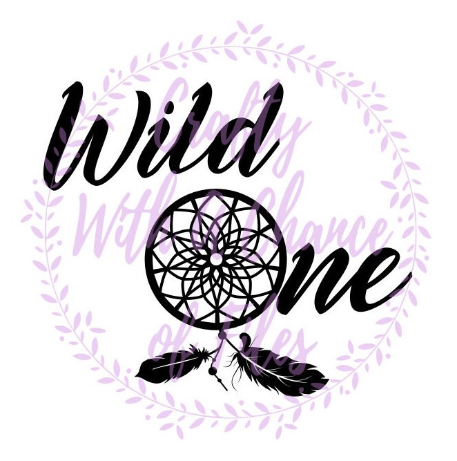 Download Wild One Dreamcatcher SVG Hand Drawn Tribal by ...