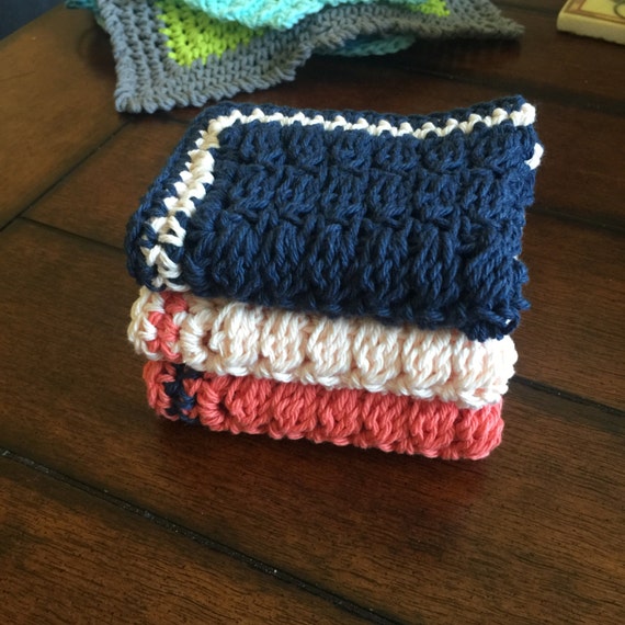 ReduceReuseRecycle Washcloths // Green // Recycle // Reusable // Face Wash