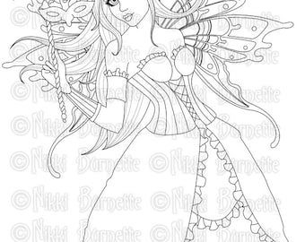 Fantasy Fairy Witch and Mermaid Art by Nikki Burnette by aurella27