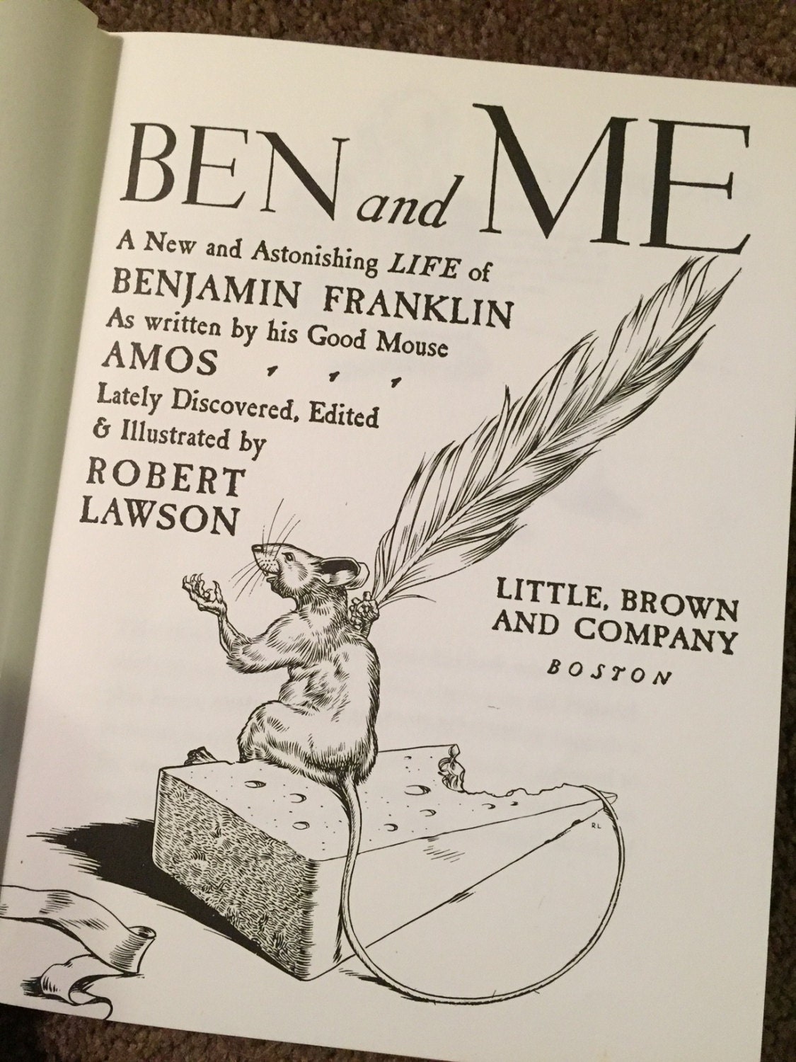 Ben & Me by Robert Lawson