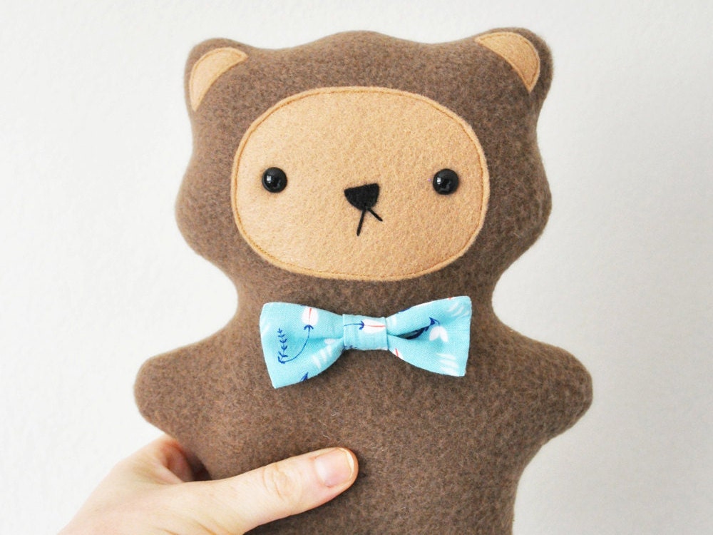 teddy bear bow tie pattern