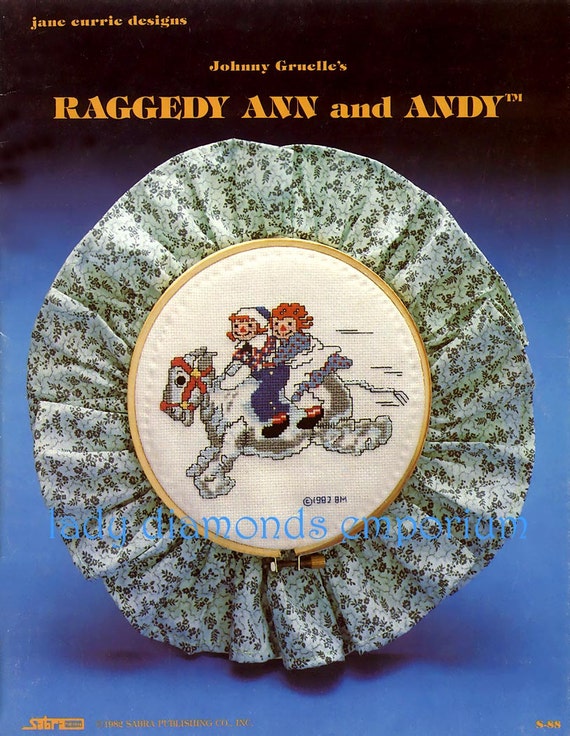 Johnny Gruelles Raggedy Ann and Andy Cross Stitch Patterns