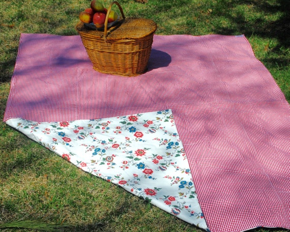 Floral Ying & Yang Picnic Blanket by stocksom_art_prints ...