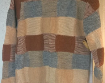 Vintage 70s 80s Pullover Sweater by MK Today, Wintuk Orlon Acrylic, Milwaukee Knit