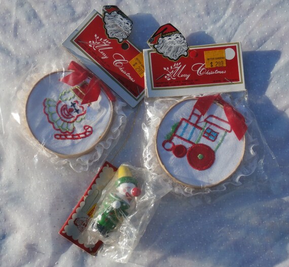 3 vintage christmas ornaments kris kringle and by 3 vintage christmas ornaments kris kringle and by