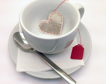 Heart Tea Bags (6 or 12 Pieces)