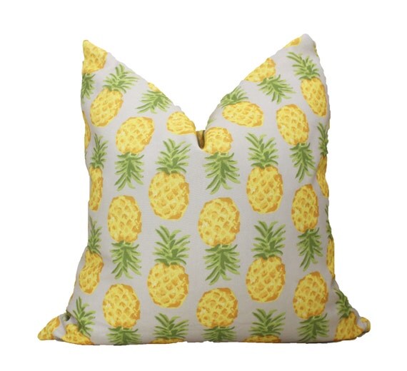 Items similar to Pineapple Pillow Cover INDOOR/OUTDOOR on Etsy