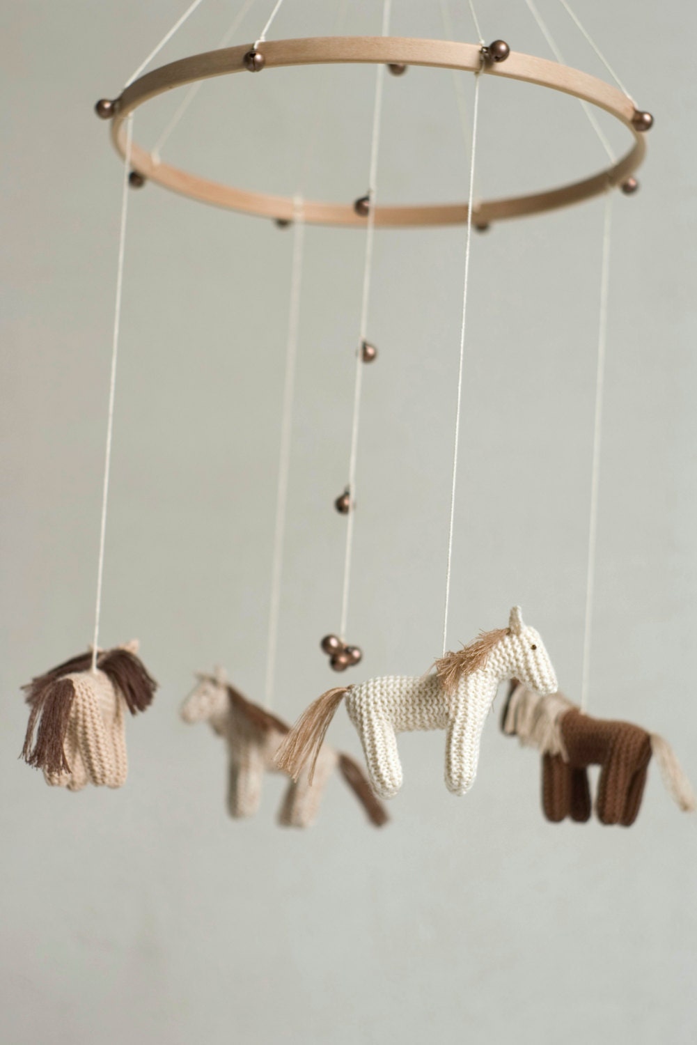baby mobile nursery mobile horse mobile pony mobile