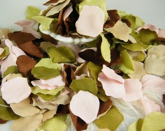 500 Boho Chic Wedding Rose Petals - Bohemian Party Decoration - Tossing Petals - Silk Flower Petals - Flower Petals - Table Scatter
