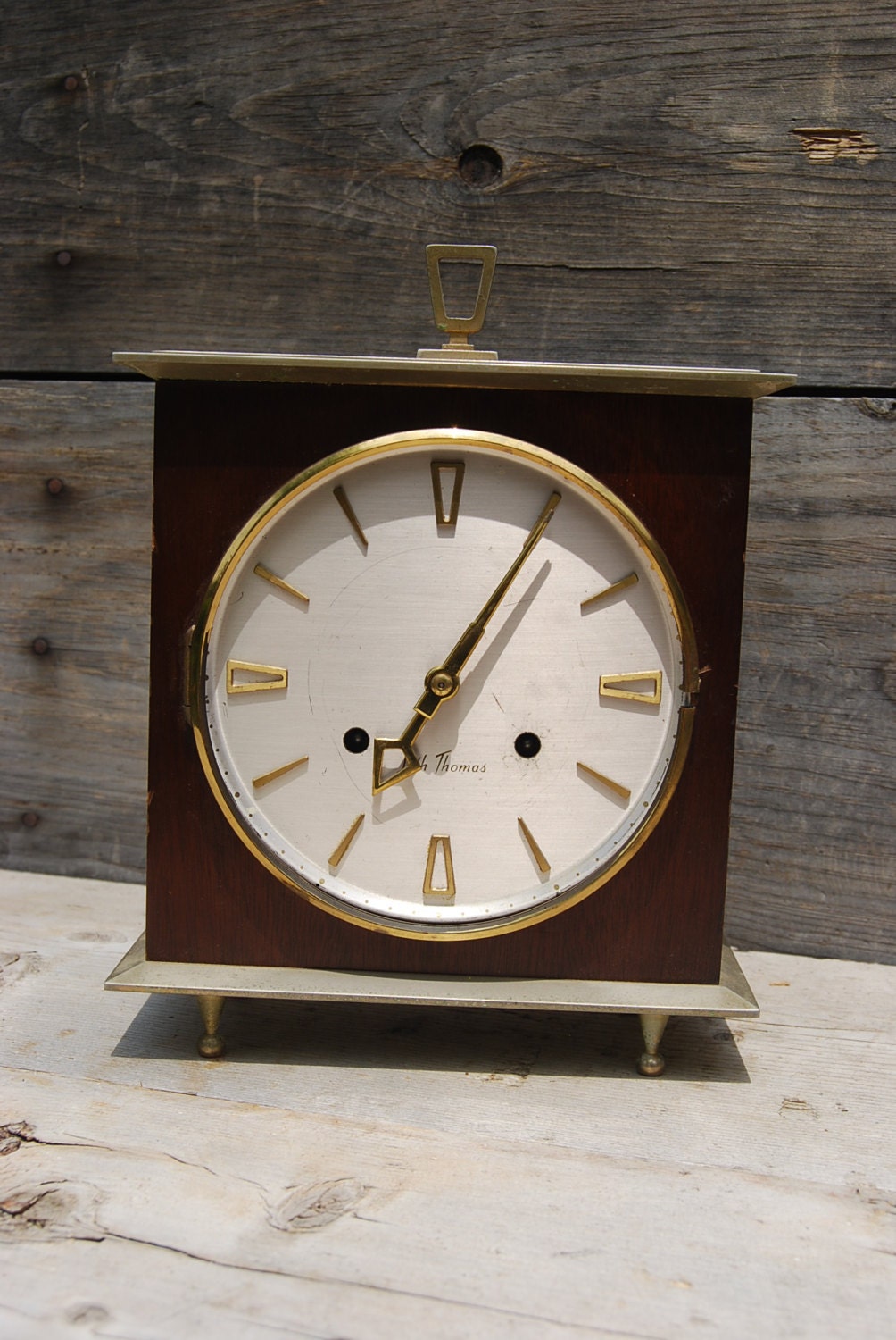 Vintage Seth Thomas Mantel Clock Vintage Clocks by Psychedelphia