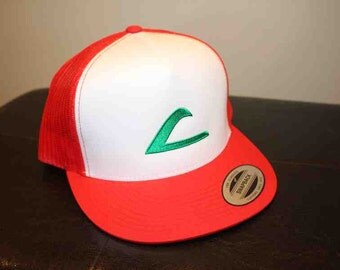 Ash Ketchum Pokémon League Expo hat Logo Cosplay Costume