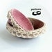 Nesting Crochet Bowls Pattern / Stacking Bowl Pattern / Crochet Lace Edged Bowls