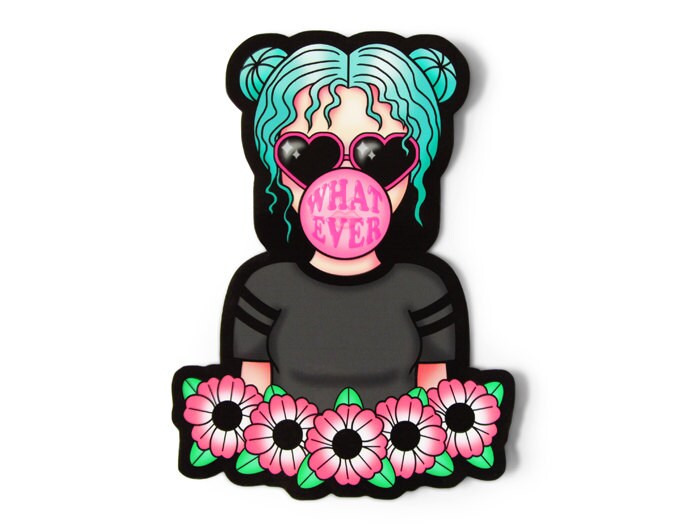 Whatever Sticker Pastel Grunge Sticker Kawaii Sticker Soft