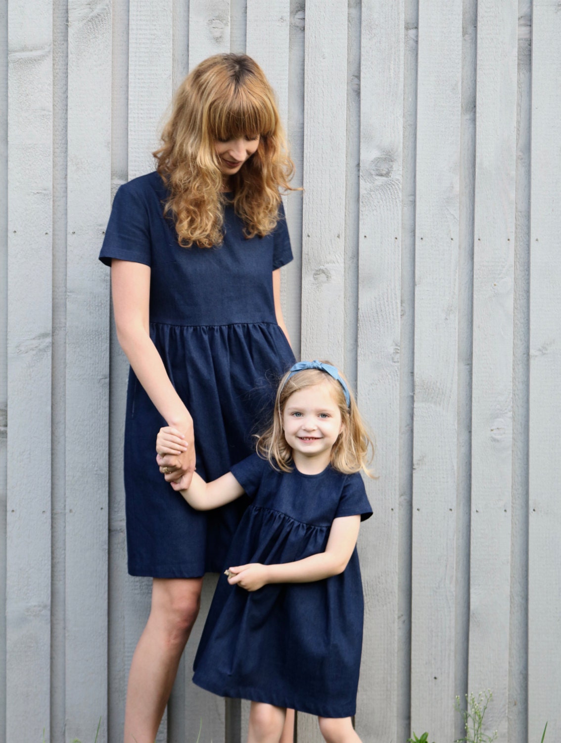 mommy and me denim outfits