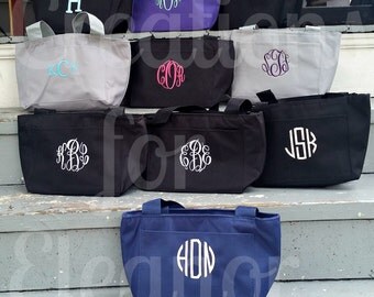 Monogram Lunch Tote, Insulated Lunch Tote, Lunch Bag, Lunch Box, Monogram Lunch Bag, Monogrammed Lunch Tote, Monogrammed Cooler, Monogrammed