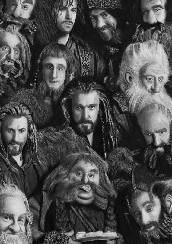 The Hobbit Dwarves of The Lonely Mountain Lord of the Rings