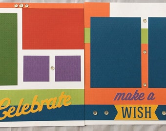 Celebrate Pre-Made 12x12 Layout