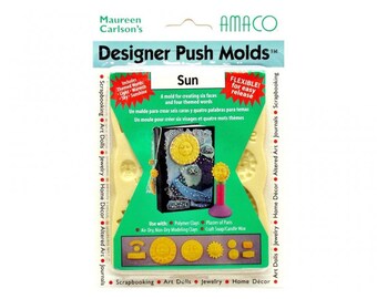 Amaco, Sun designer push molds by Maureen Carlson