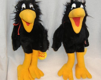 stuffed toy crow