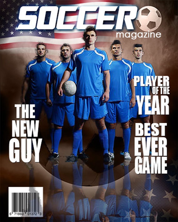 Soccer Magazine Cover Templates