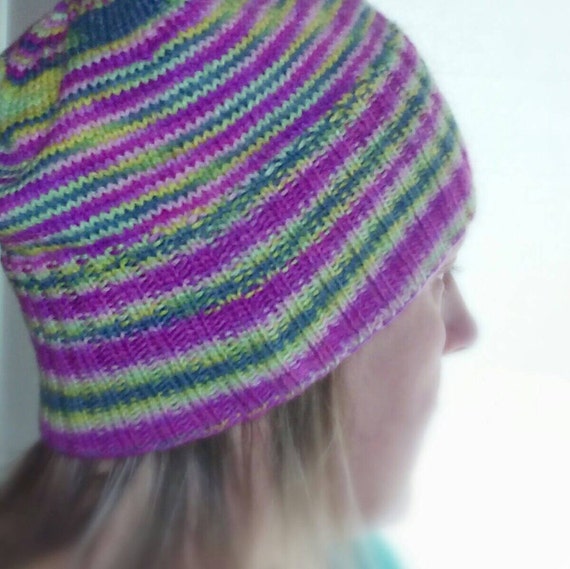 SOCKHEADS Beanie Hat Knit Stocking Cap Unisex by LittleMoonCrafts