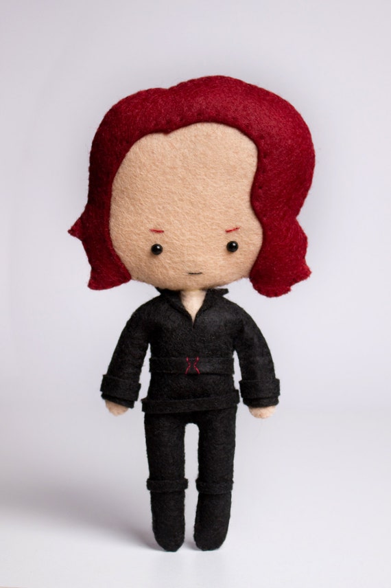 black widow plush toy