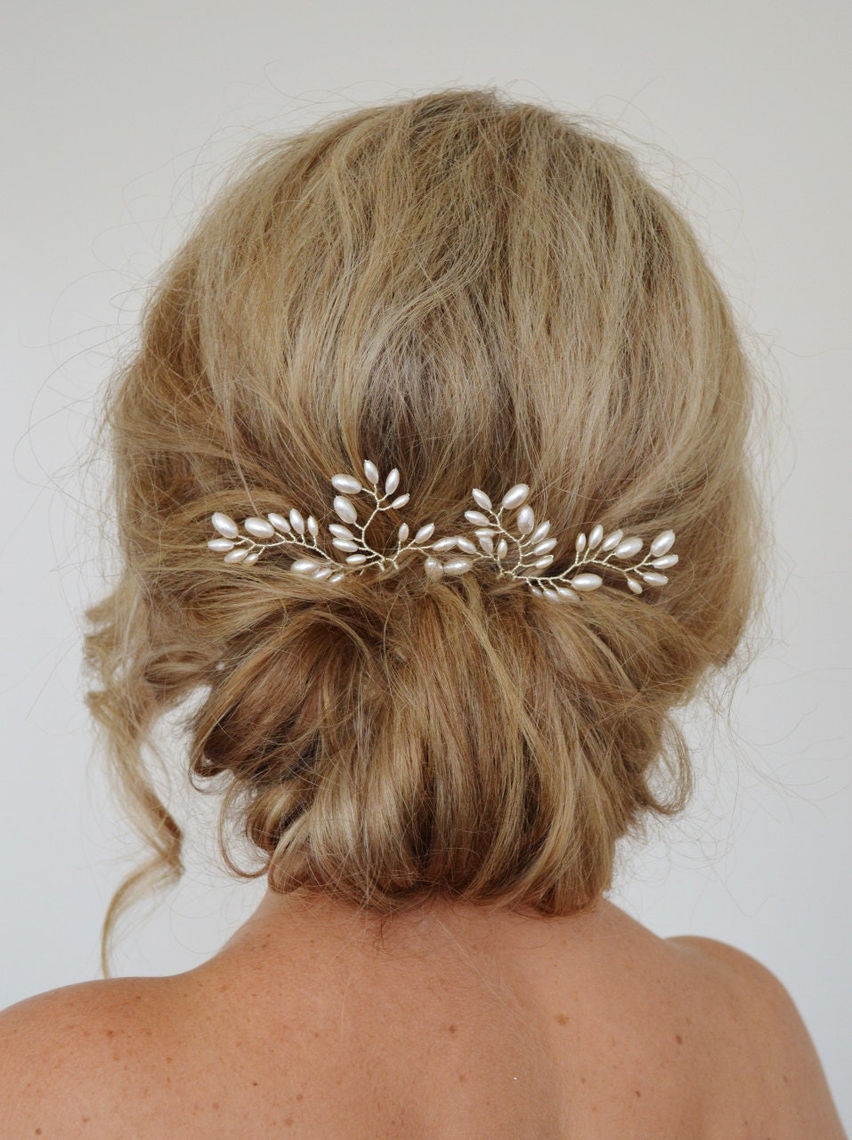 Art Deco Wedding  Hair  Accessories  Fern Leaf Bridal  Hair  Pins