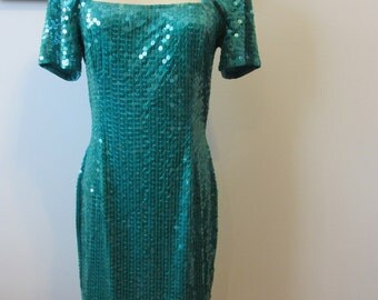 Items similar to Size Small Black Silver and Gold sequin mermaid style ...