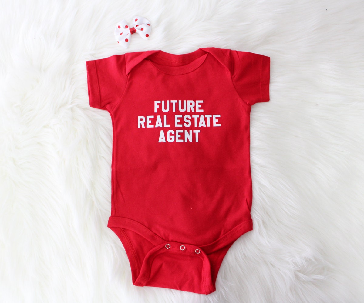 Future Real Estate Agent Baby Clothes Bodysuit Baby Shower