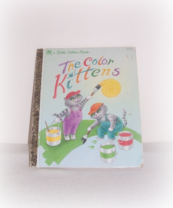 Items similar to A Little Golden Book "The Color Kittens" Hardcover by