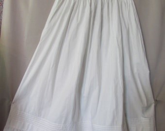 Items similar to Victorian 1877 Petticoat w/Embroidered Flounce ...