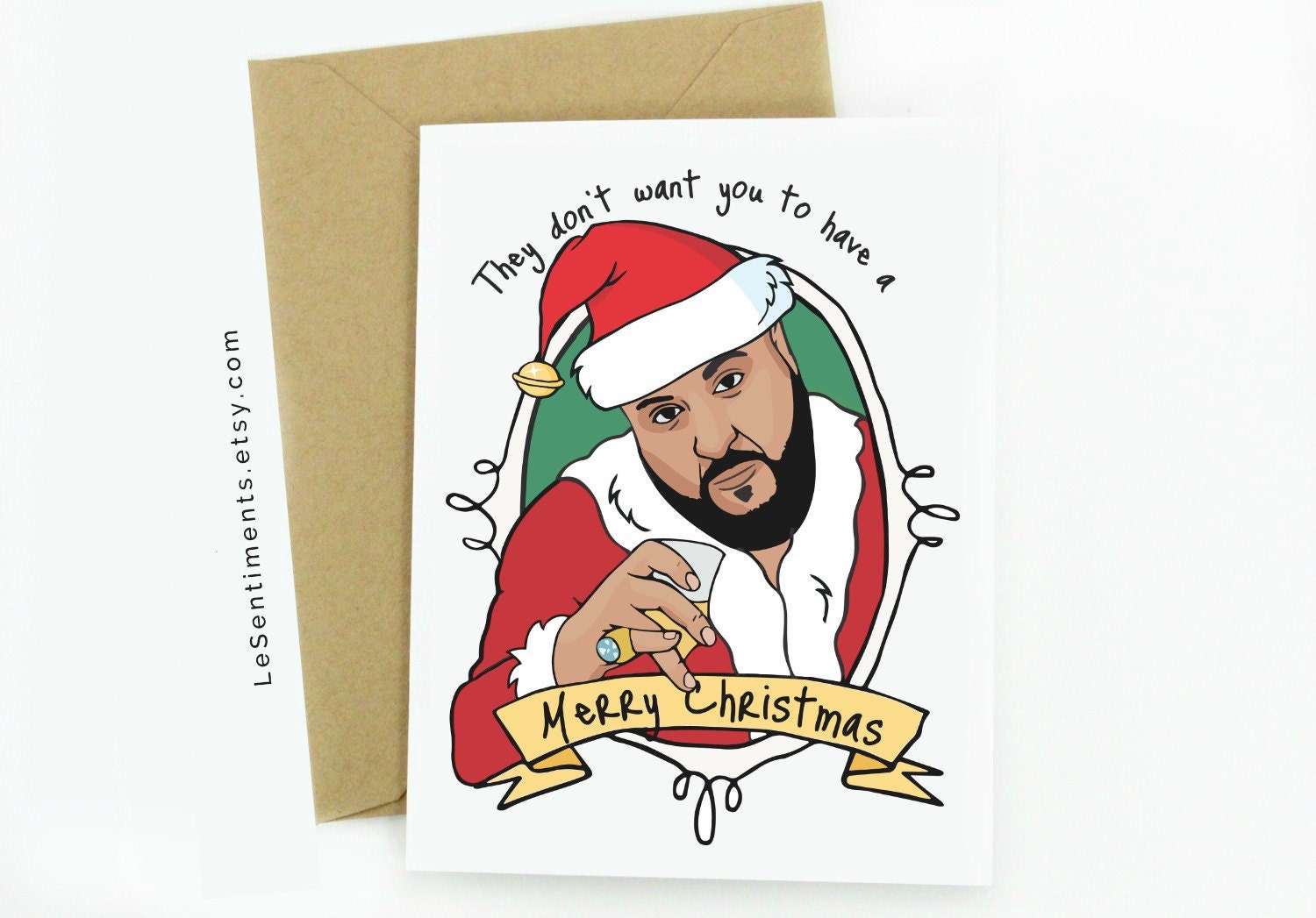 Funny Dj Khaled Christmas Card Christmas Card DJ Khaled