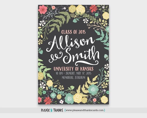 Graduation Announcement Printable