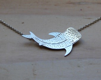 Sterling Silver Whale Shark Necklace