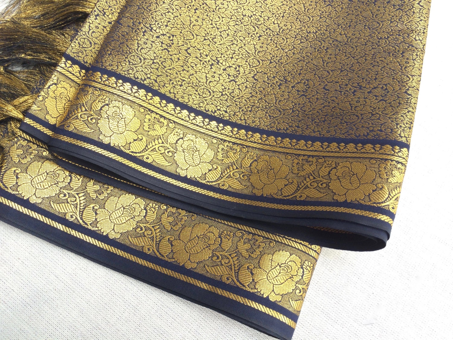 Indian Silk Fabric Indian Fabric Gold Brocade Fabric Silk