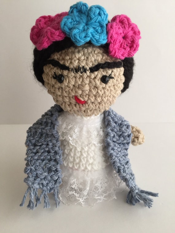 Frida Doll Frida Kahlo Amigurumi Doll handmade doll Frida