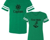 captain and first mate t shirts