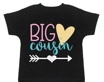 Big Cousin Shirt Cousin Gift For Cousins Announcement Shirt Big Cousin Tshirt New Cousin Big Cousin To Be Pregnancy Reveal Big Cousin Tee