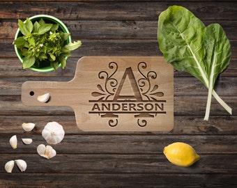 Personalized Cheese Board - Personalized - Gift for Boss - Wedding Gift - Small Cutting Board - Family Name - Custom Cutting Board - Gift