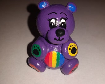 teddy bears and rainbows