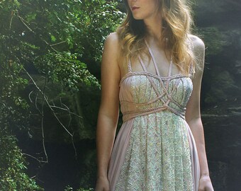 Handmade (Wedding-) Dress "Flora No. 2"", ROHMY Gold Label /// Floor-length Evening Gown /// Eden Collection