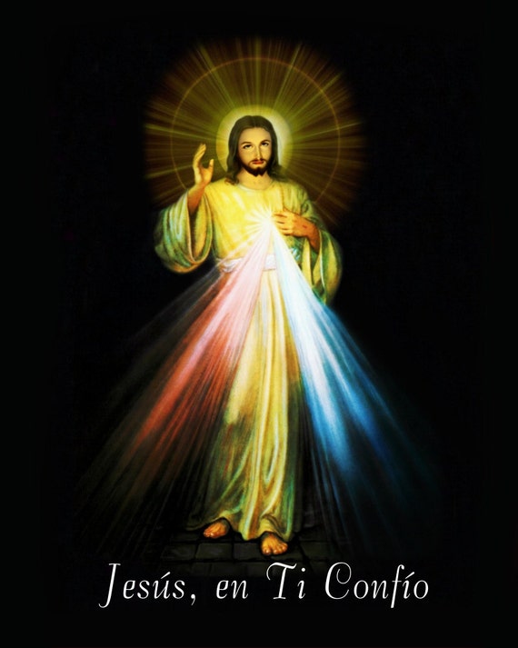 Jesus Divina Misericordia Imagen Traditicional Lamina Poster