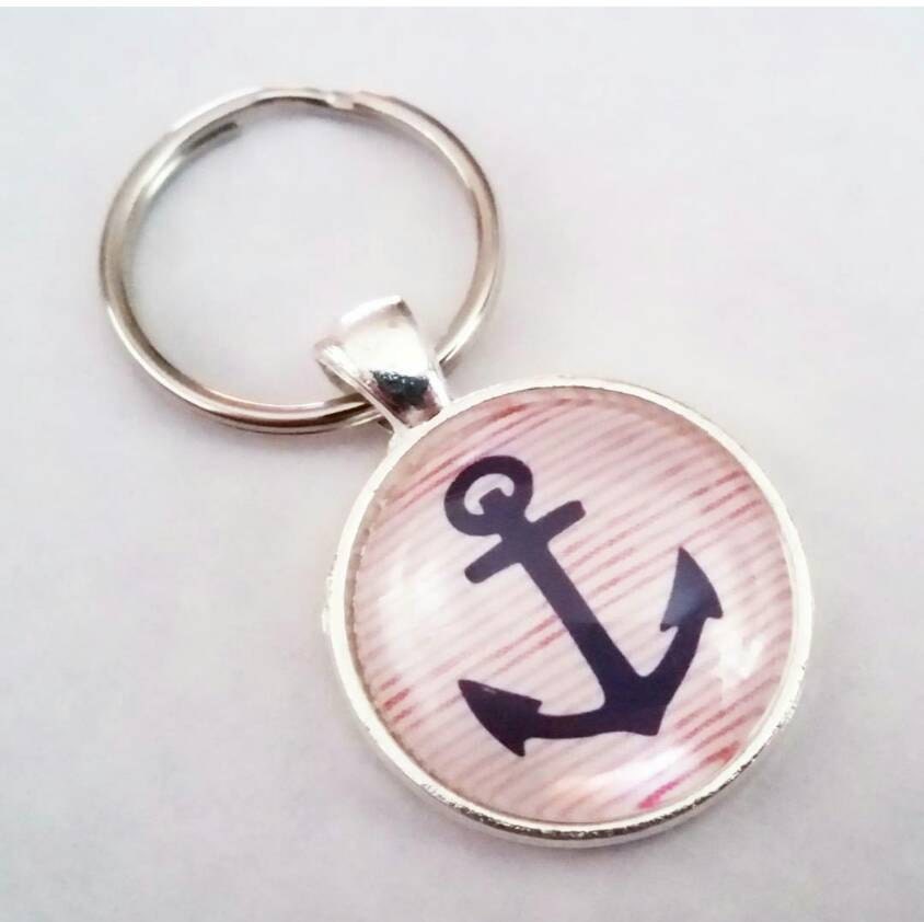 Anchor Keychain Nautical Keychain Nautical by TerrenEssence