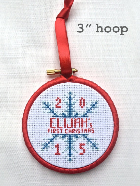 first christmas ornament cross stitch pattern snowflake first christmas ornament cross stitch pattern snowflake