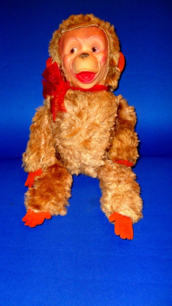 vintage rubber face monkey