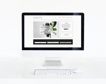 Gazette - Responsive Blogger Template / Fashion Blog Theme / Modern Blog Design.