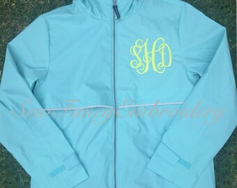 NEW COLORS!!! Charles River Rain Jacket, Monogrammed Rain Coat, Monogrammed Jacket, Rain Jacket