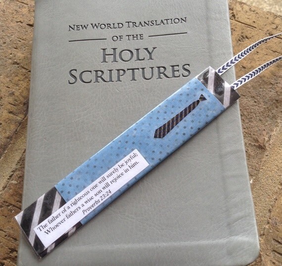 mens bible bookmark for new world by papercraftsbylaura on